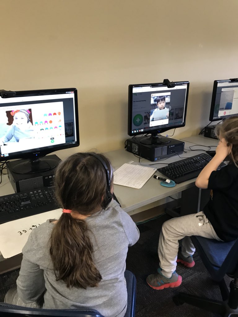 positivelyttown's tweet photo. So cool &amp; so much fun!! Learning how to use @Flipgrid with @Mrs_Brown_ISD so we can share our learning strategies with each other😊💪🏼🧠 #GrowthMindset #ISDstudentsdeserveit @TinicumSchool https://t.co/GHjeFefF2O