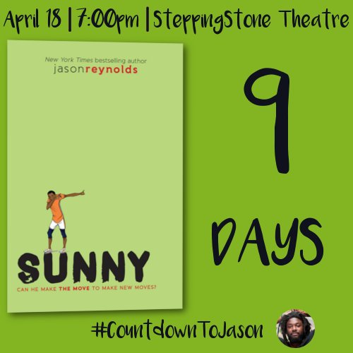 RedBalloonBooks's tweet photo. The next @JasonReynolds83 book is SUNNY (coming out on Tues)--the fabulous third book in the TRACK series. Much beloved by #BooksellerAngela, these books follow the lives of kids on a middle school track team. #CountdownToJason https://t.co/srL956G12H https://t.co/PAubHuovF6