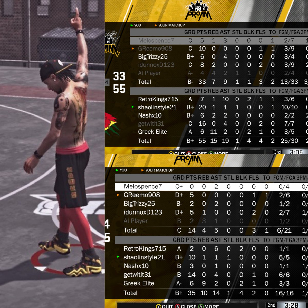 shaolinstyle21's tweet photo. We Ain't Perfect But We Strive To Be Every Game!😤☯️(Quit before the half) @2KCrewFinder #nba2k18 #nba #XboxOne #xb1 #2kcommunity #2kcrewfinder #2kfreeagent looking for more consistent ballers. Where they at!? https://t.co/i55VZbLz9V