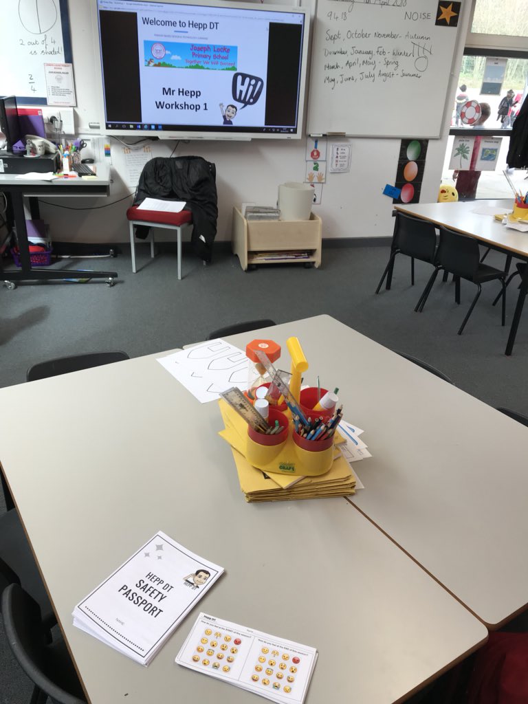 heppdt's tweet photo. Fabulous afternoon with Year 2 @MrsHampshireJL @JosephLockePS. Superb enthusiasm and perseverance skills on display today #pirateships #templates #gclamps #juniorhacksaws #primaryrocks #heppdt https://t.co/zzmDG6Mg2c
