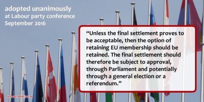 TheStephenRalph's tweet photo. @HuntedTeamNick @IanDunt @OwenJones84 @DaveOneSixNine @UKLabour The @UKLabour Party used to be a democratic Socialist party. The majority of members & supporters are Pro-EU. The next phase of decline will be how the leadership stops the membership from asserting an Anti #Brexit policy like the one democratically agreed at #labconf16 👇🏻 https://t.co/UCmvoerTEc