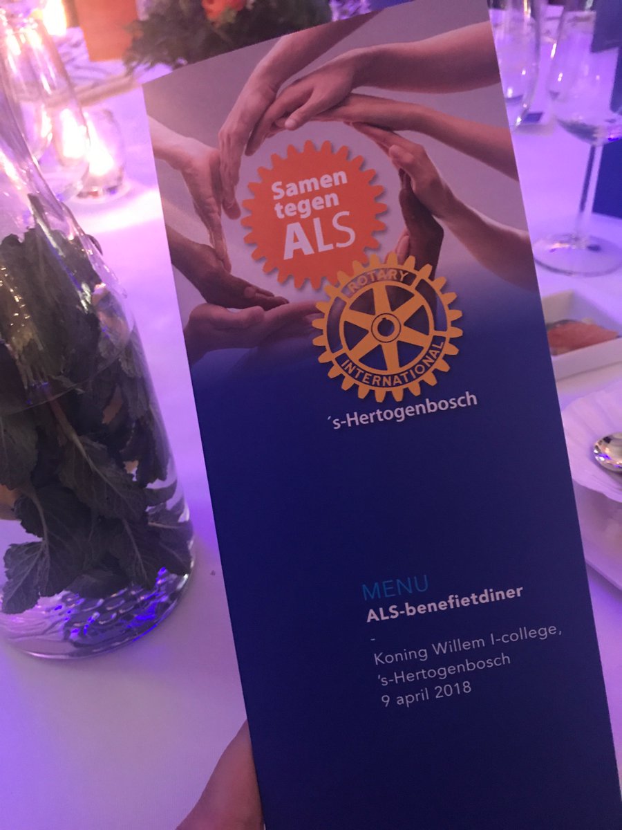 We zijn begonnen.. Benefietdiner Samen tegen ALS. 
Biedt u mee op veilingkavels? rotary.nl/shertogenbosch…
