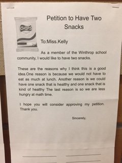 WinthropMPS's tweet photo. Our second-grade activists perfecting their petition writing! @MelrosePS #gowildcats https://t.co/aDCF0rkjaB