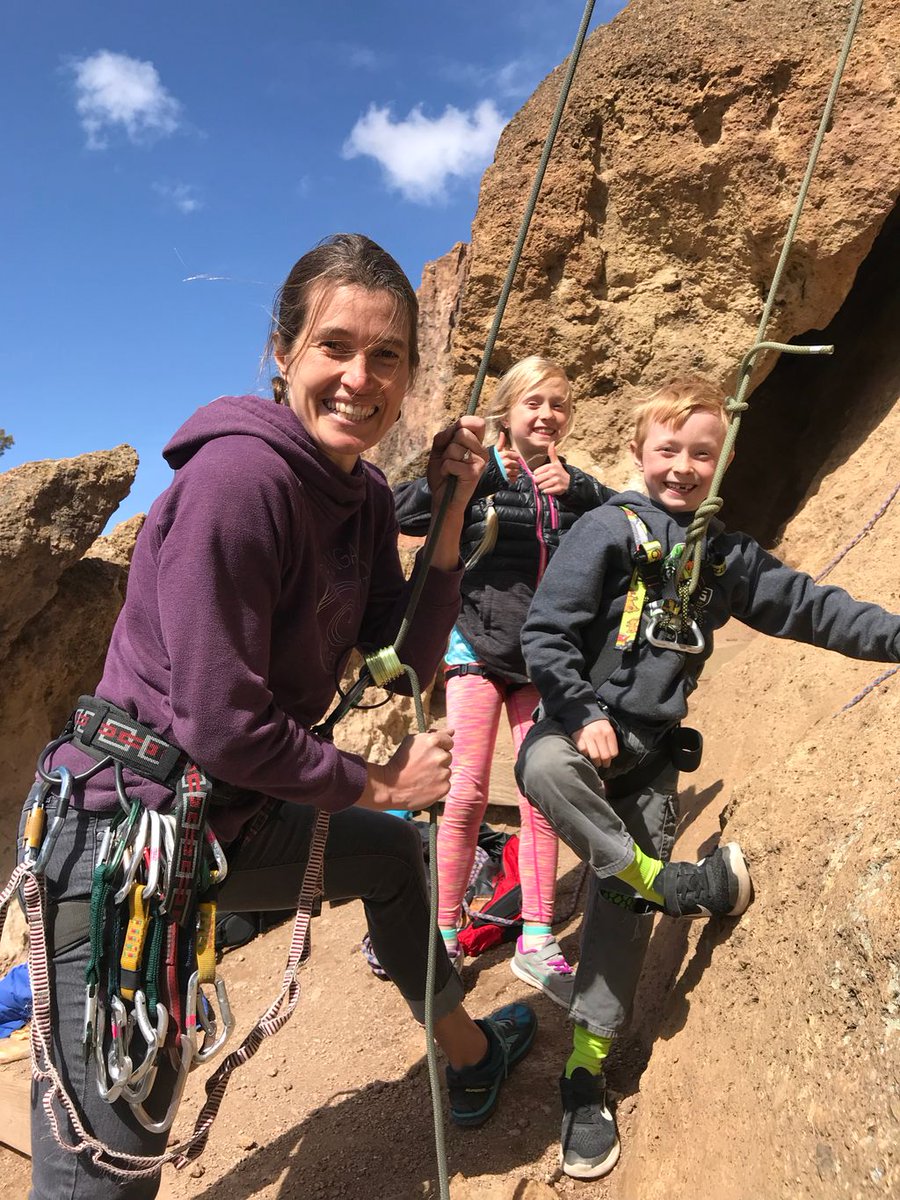 XCSkiAcademy's tweet photo. Exploring the new, facing some fear, learning the ropes at Smith Rock. https://t.co/rQPV0g8zui