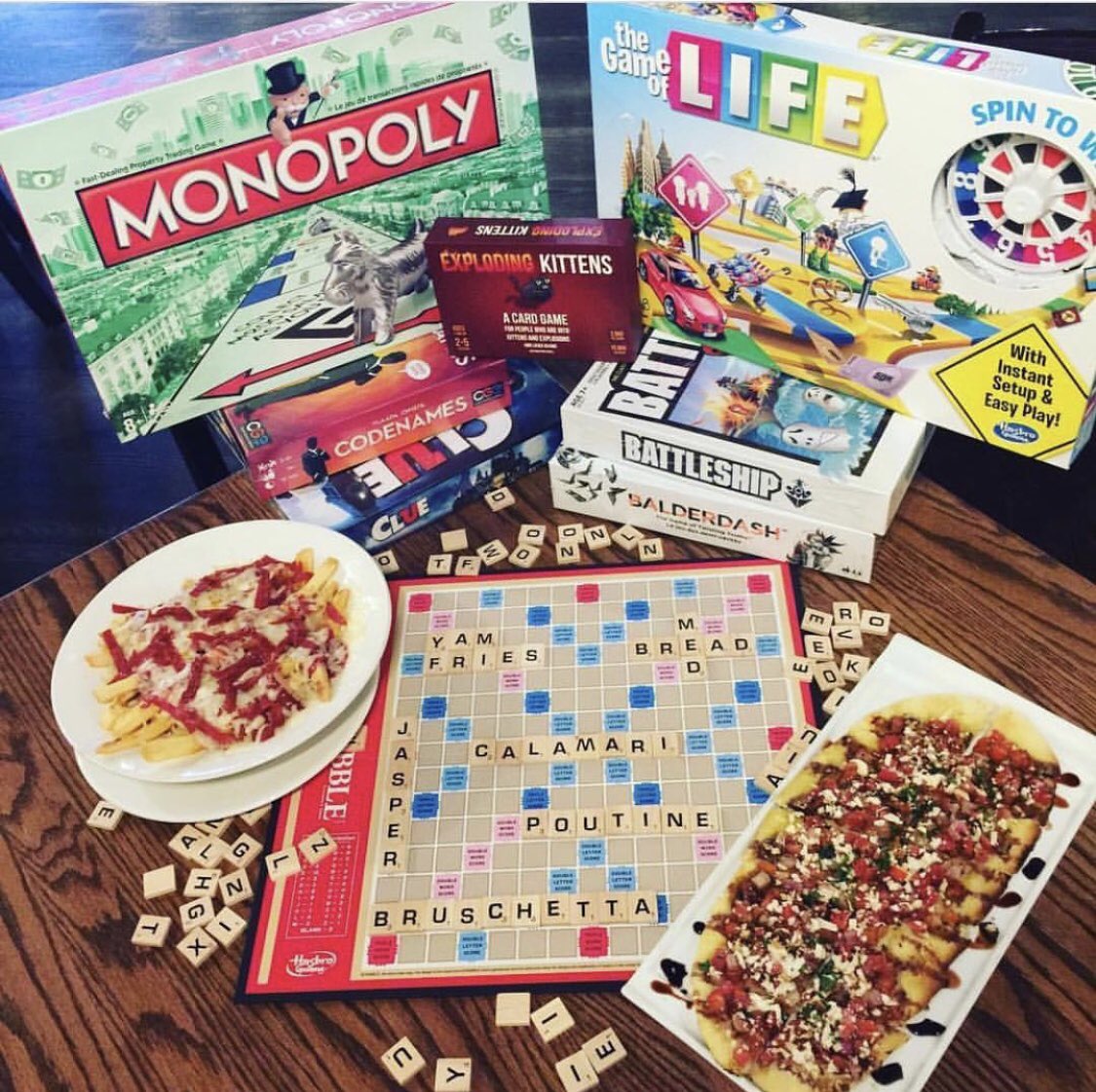 Jasper_Pizza's tweet photo. MONDAY SPECIAL- Half price Appies and boardgames night. Grab some friends and join us every Monday for games night. *some restrictions apply* #jpp #jasperpizzaplace #pizza #boardgames #halfprice #mondayspecial #special #boardgamenight #mondaynightgames https://t.co/YSL2HInS7v