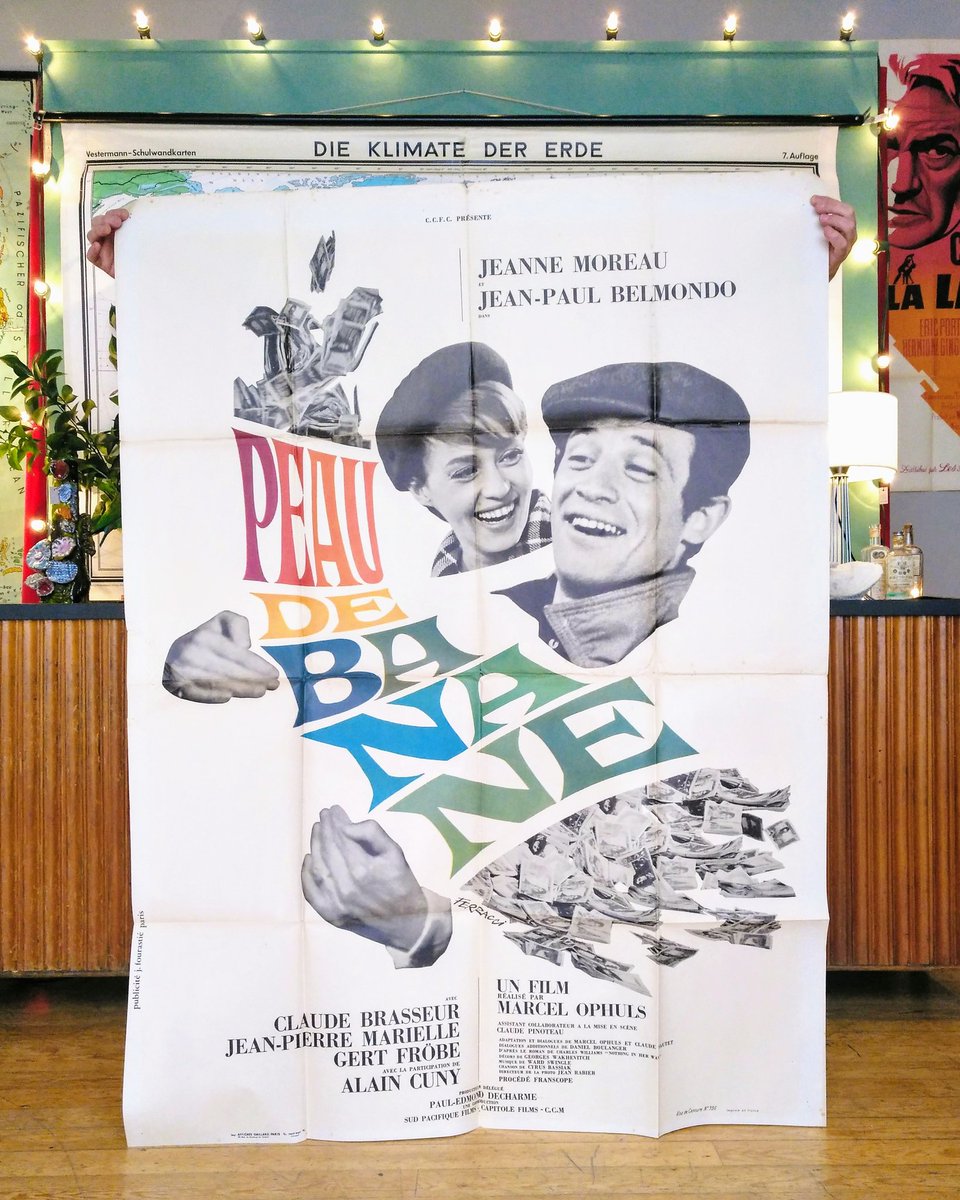 Belmondo cumple 85 años. Tenemos esta joya monumental de 1963 con Jeanne Moreau para celebrarlo 'comme il faut'. ¡Escríbenos y es tuyo! #JeanPaulBelmondo #cine #Cinema