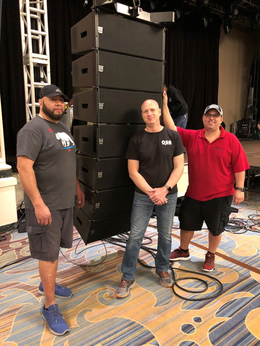 MartinAudioLtd's tweet photo. We're excited to announce that @OSAIntl have invested in an incredible 248 cabinets of WPC and WPM, attaining the status of the world’s largest rental company of Martin Audio: https://t.co/T0PMqY4Q0I https://t.co/xXaq2FQcHH