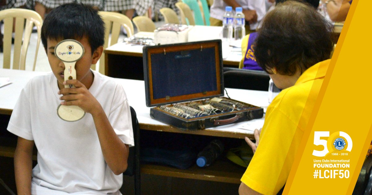 lionsclubs's tweet photo. LCIF's partnership with @JNJCares has provided 26 million children throughout Asia with #SightforKids eye screenings. Enter our partnership contest for the chance to win a commemorative medal! https://t.co/igZcdY62A9 #LCIF50 https://t.co/O8jGpnLuEn