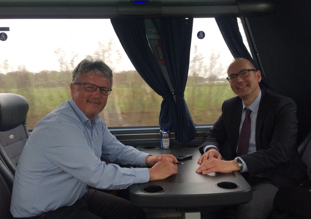 On the bus from Düsseldorf to Rotterdam, I caught up again with Nord Stream 2 AG Spokesperson Jens Müller and chatted on the latest developments of the gas pipe from Russia to Germany.