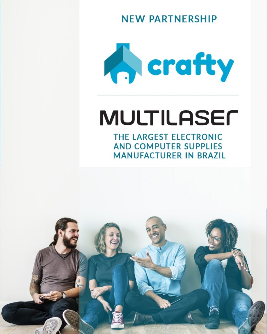craftywork_'s tweet photo. We are pleased to announce our newest partnership. The technology giant in Brazil, Multilaser, is now a partner of Crafty to offer its products with advantages to users of our platform. #crafty #craftywork #easethework #blockchain #app #multilaser https://t.co/9CO256VXWW