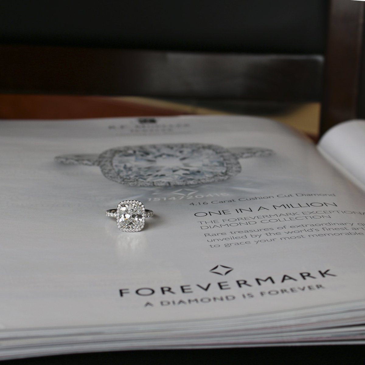 RFMoeller's tweet photo. This 4.16 carat cushion cut @forevermark Exceptional Diamond is simply remarkable.

As seen in @ArtfulLivingMag. https://t.co/nOTv7gyjoq