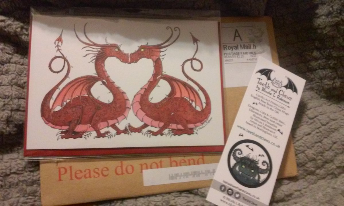 FriendsReading's tweet photo. Just got our order from @TeethClaws in the UK... loving the card! Check out their website https://t.co/BhiTFIiXZt
or follow on Etsy!
Fantastic gifts for all fantasy and dragons lovers. https://t.co/mOslO36oOZ
