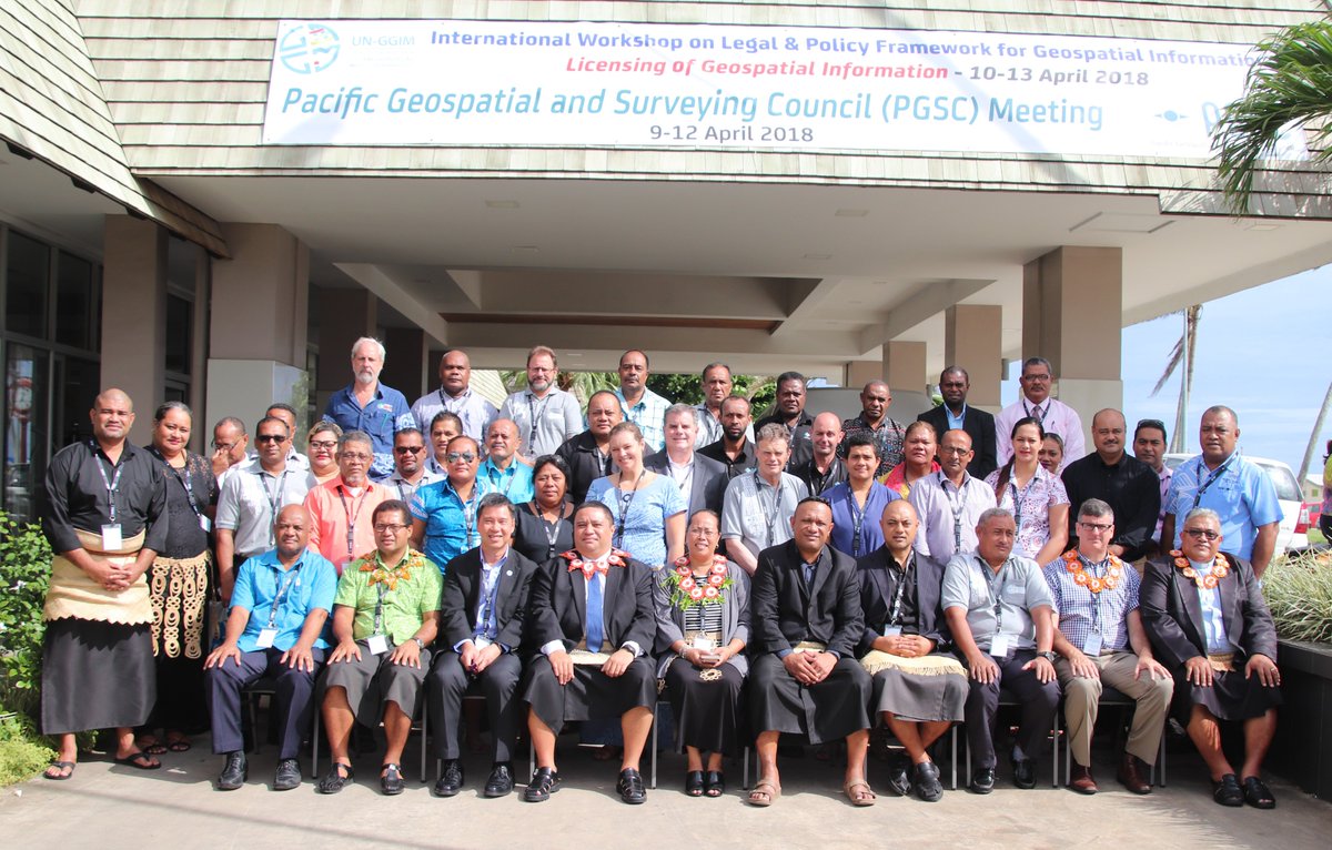 spc_live's tweet photo. Participants at the UN Initiative on Global Geospatial Information Management International Workshop on Legal &amp; Policy Framework for Geospatial Information. This meeting workshop will continue over the week. #PGSC18 #Geospatial #Surveying https://t.co/cfpcFzgyXz