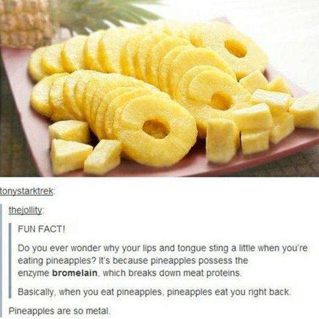Pineapples out here trying to kill you 🤭