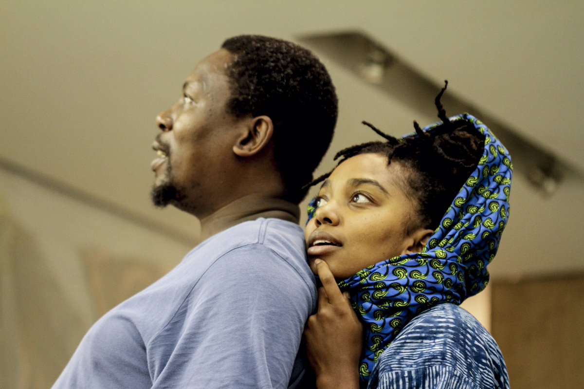 Lindiwe Matshikiza and Mncendisi Shabangu in Desert. Part of an amazing season of work happening in Season 3 at the Centre for the Less Good Idea this week. 11-14 April. Booking is essential <a href="/lessgoodidea/">lessgoodidea</a>