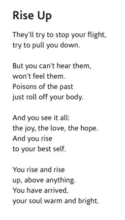 WriteGirlLA's tweet photo. Need some #MondayMotivation? We love this poem from WriteGirl teen Reina, age 19, from our anthology #SoundGeneration. Celebrate #NationalPoetryMonth & get your own copy, featuring over 100 poems! https://t.co/Tb4MASj5AE https://t.co/DvSKv9uemh