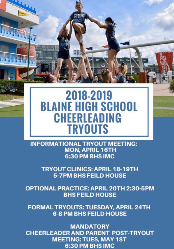 Blaine Cheerleading (@blainecheer) on Twitter photo 
