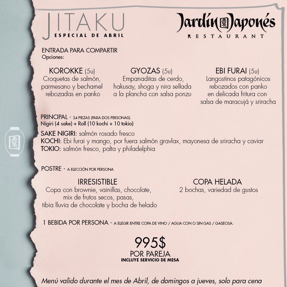 Rest. Jardin Japones tweet media