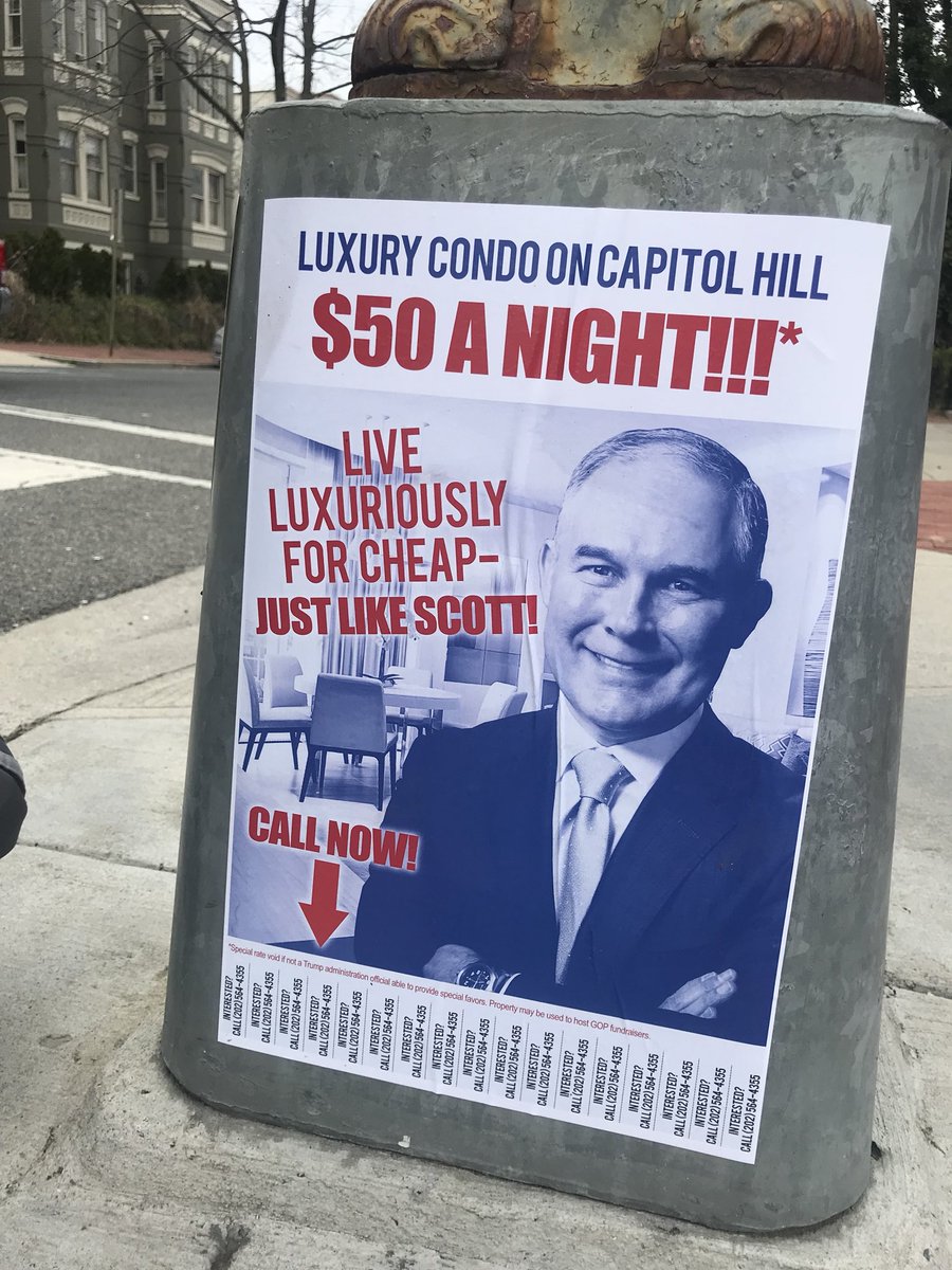 TheMadameMeow's tweet photo. Here is a thought for you all: The Pruitt wheatpaste around the neighborhood has been getting a lot of (well-deserved) attention. But I don’t see enough people talking about the other wheatpastes that are the B-Side to the Pruitt A-side. Why? https://t.co/x9f5WqlVeo