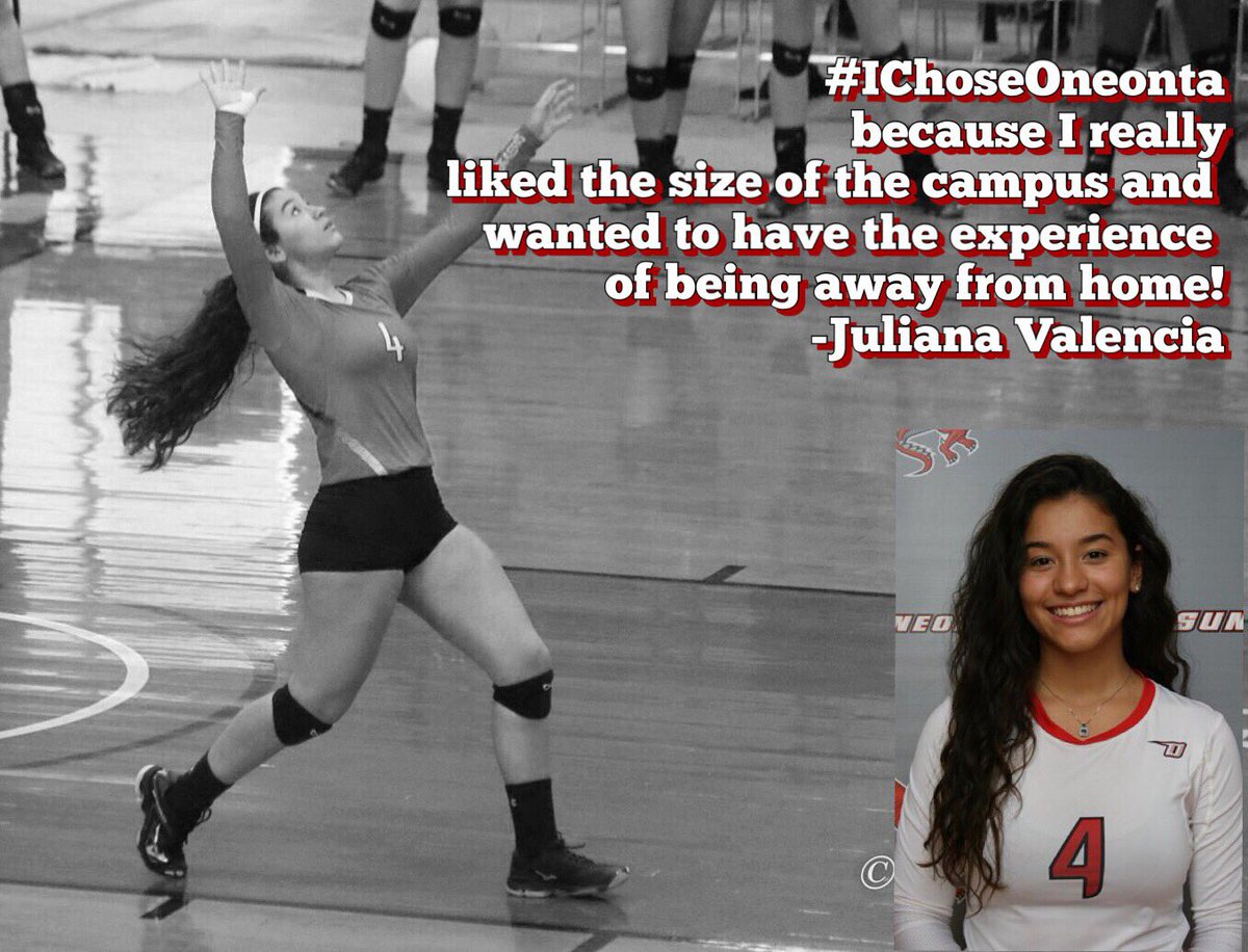 OSVBRedDragons's tweet photo. Take a look at our volleyball student-athletes this week and learn why they chose Oneonta! #IChoseOneonta https://t.co/yCKCpgvqeY