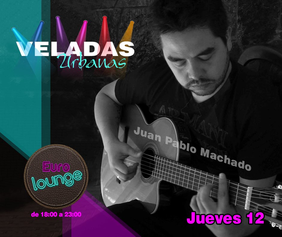 hoteleuropabo's tweet photo. Las  #VeladasUrbanas de #EuroLounge vuelven a lo Grande!!
El cantautor colombiano #JuanPabloMachado nos visitará este jueves 12 de abril para brindarnos lo mejor de su repertorio de música latinoamericana... será una velada imperdible! 
Tel. 2315656 int. 325 - 1301 https://t.co/BWkCW6Yuwl