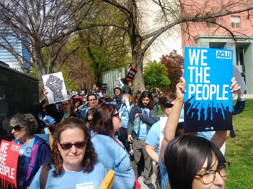 jeanhuyootb's tweet image. Politicians! Get ready to hear us! Over 300 of us here today, literally marching to the State Capitol this morning to speak with them about important bills for Racial Justice Reform. One of which has been co-sponsor by #Indivisible @CAStateStrong