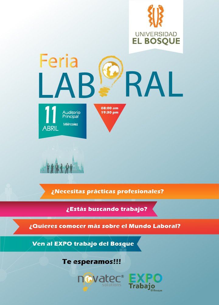 novatecsolution's tweet photo. Comparte con nosotros en esta feria. #novatecsolutions #empleo #trabajosihay #ferialaboral https://t.co/Tb0X6785CE