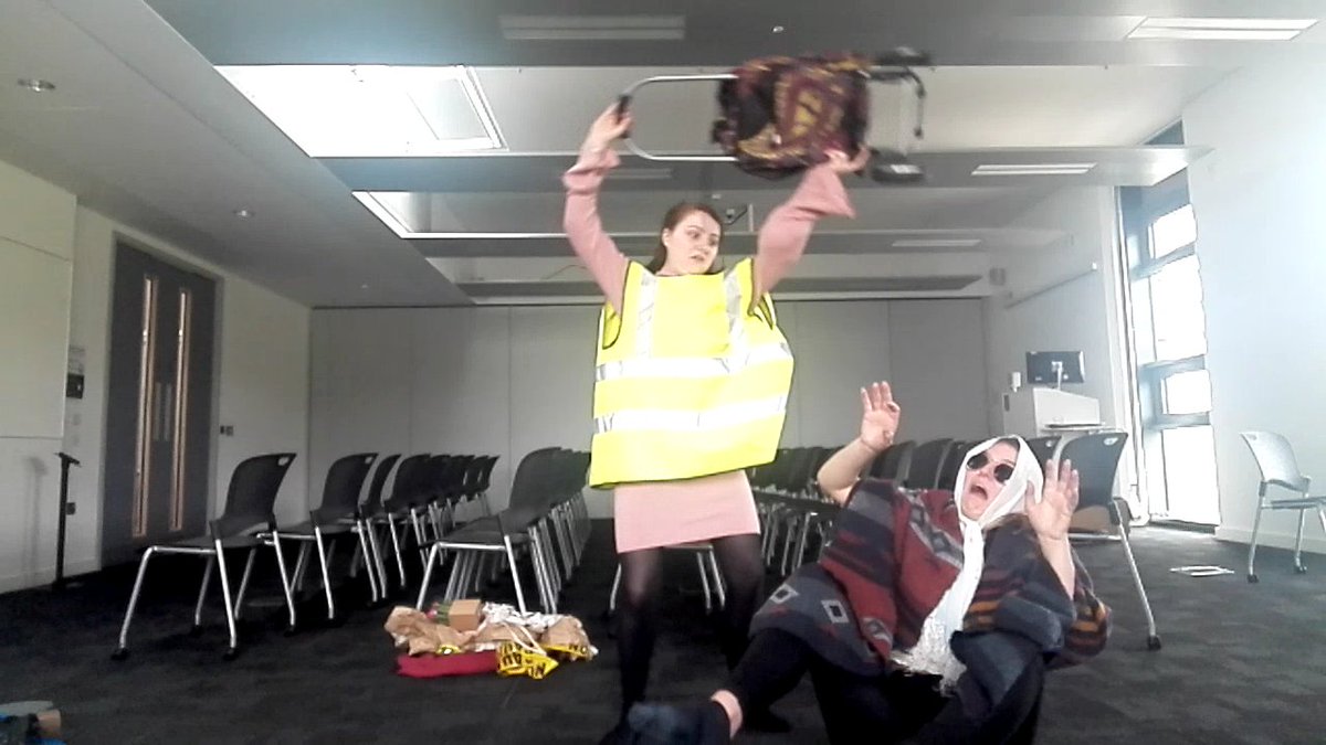 BertandLou's tweet photo. Sneaky peek into yesterday's rehearsal 👀 Want to know what on earth is happening here?!! Then join us, @BtweenCreatives and several other super performers at @whitepostbar Wednesday 18th April! Or don't...but ya know, your loss. https://t.co/AnzyzhSkgx