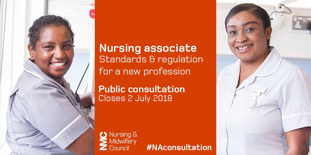 nmcnews's tweet image. How should #NursingAssociates be regulated? We want to hear your thoughts on our proposals for standards, the Code and more: nmc.org.uk/naconsultation #NAconsultation