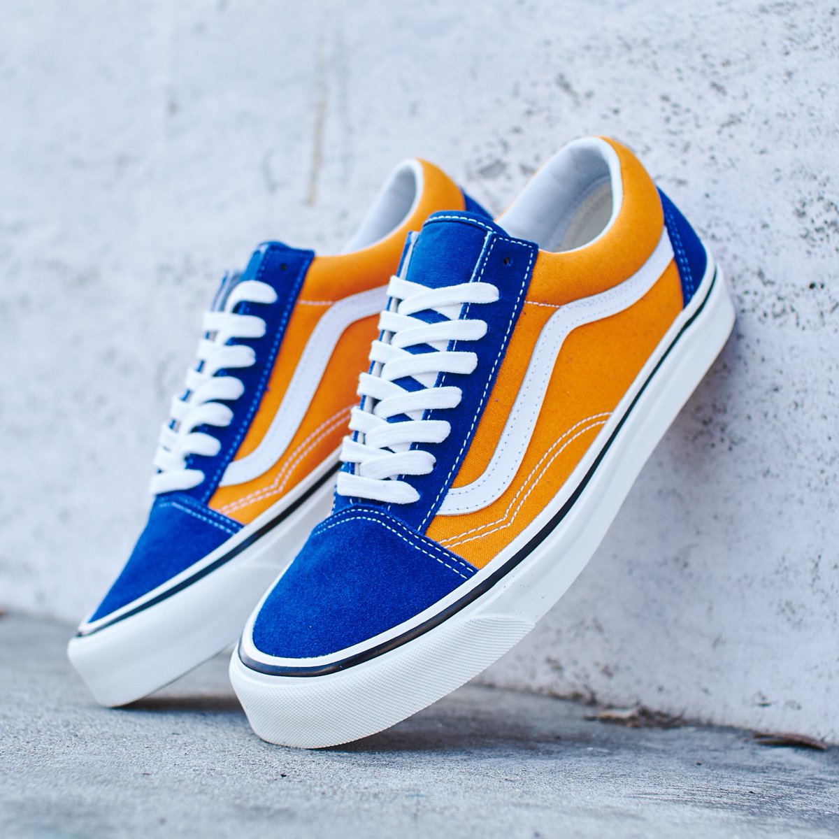 blue and gold vans