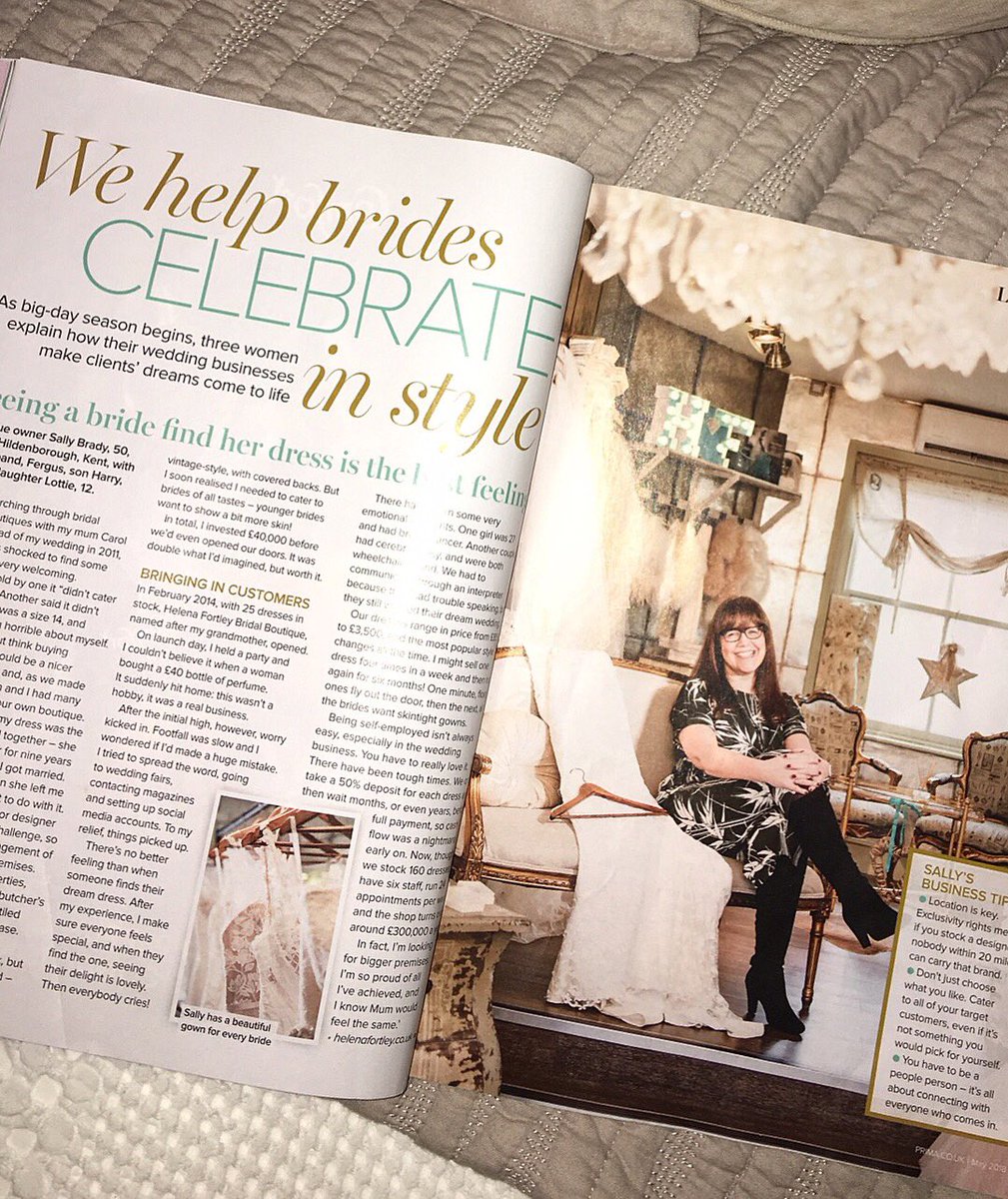 Featured in this months <a href="/PrimaMag/">Prima Magazine</a> 
#bride #weddingdress #Magazine