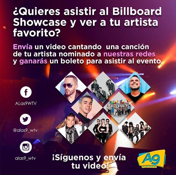 zamitiz_jorge's tweet photo. Quieren ir al @BillboardLMS ? Aquí les digo cómo en @alas9_wtv #BillboardShowcase #Música https://t.co/nVNQtspRNH