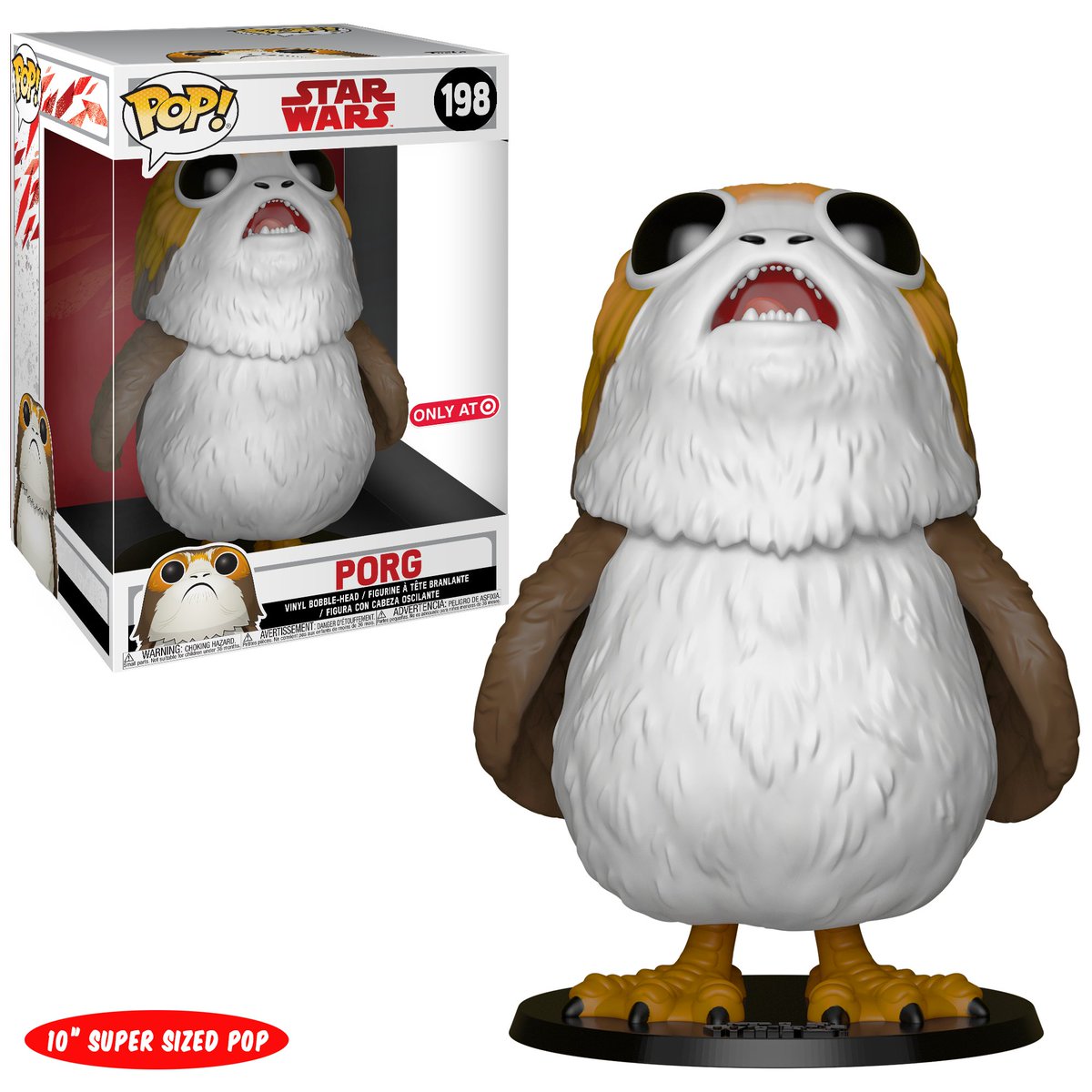 OriginalFunko's tweet photo. RT &amp; follow @OriginalFunko for the chance to win a @Target exclusive 10-inch Porg Pop! https://t.co/m7FTswZbtA