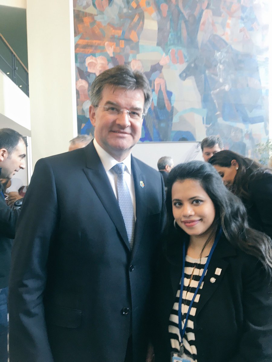 NishatNYC's tweet photo. Hey’Ya, Arab Women in Sport,
Art exhibit!!.
Great meeting
H.E. Mr. Miroslav Lajčák, President of the of the UN General Assembly,@UN_PGA and Photographer #BrigitteLacombe,Inspiring discussion on #gernderequality in #sports and the face of #arabwomen @Qatar_Museums https://t.co/CMhTsQdhSy