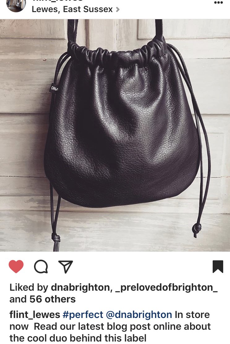 dnabrighton's tweet photo. New collection DNA⭐️Now in Flint of Lewes. Check out their blog on the website about us 😉DNA.. #flintlewes #dnabrighton #leather #bags #blog https://t.co/1rTYcJX73T