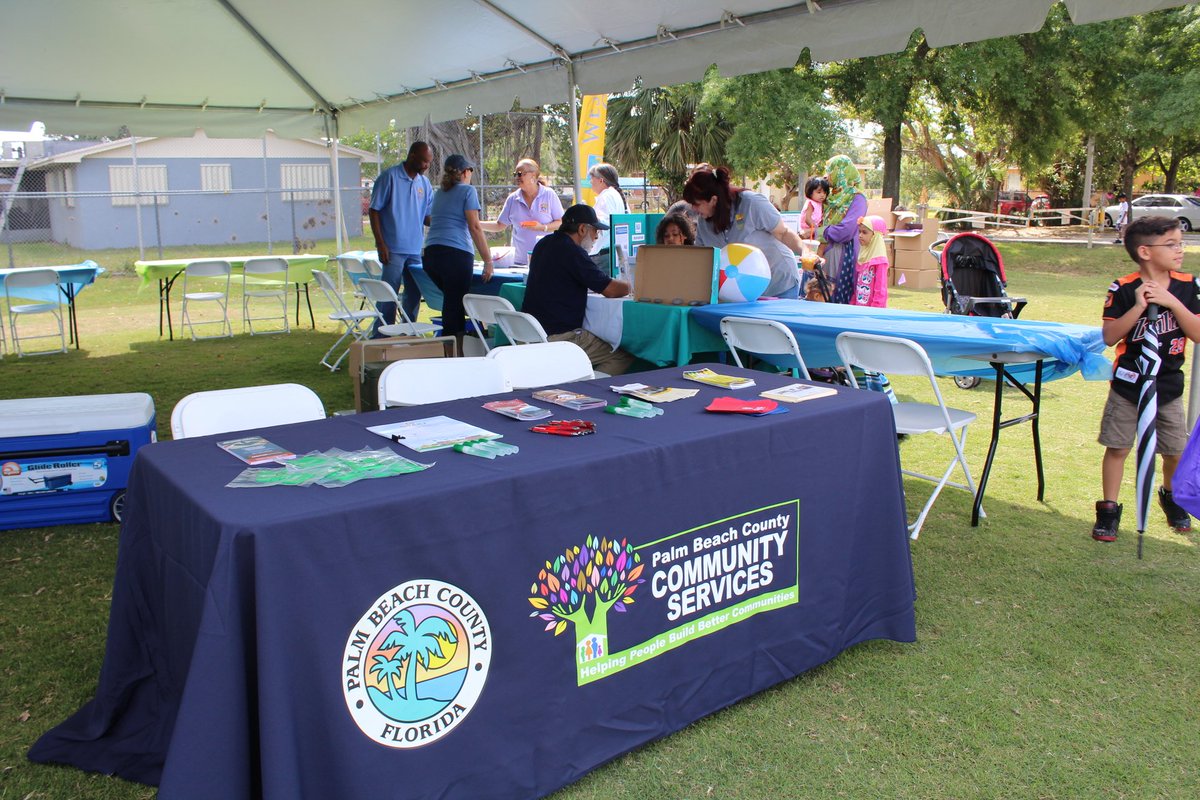 pbccsd's tweet photo. Thanks to @pbcparks for inviting #pbccsd to their Annual Celebrate Westgate event! Our team had a blast telling #Westgate residents about the services we offer. #CommunityServices https://t.co/OabQKRJDEW