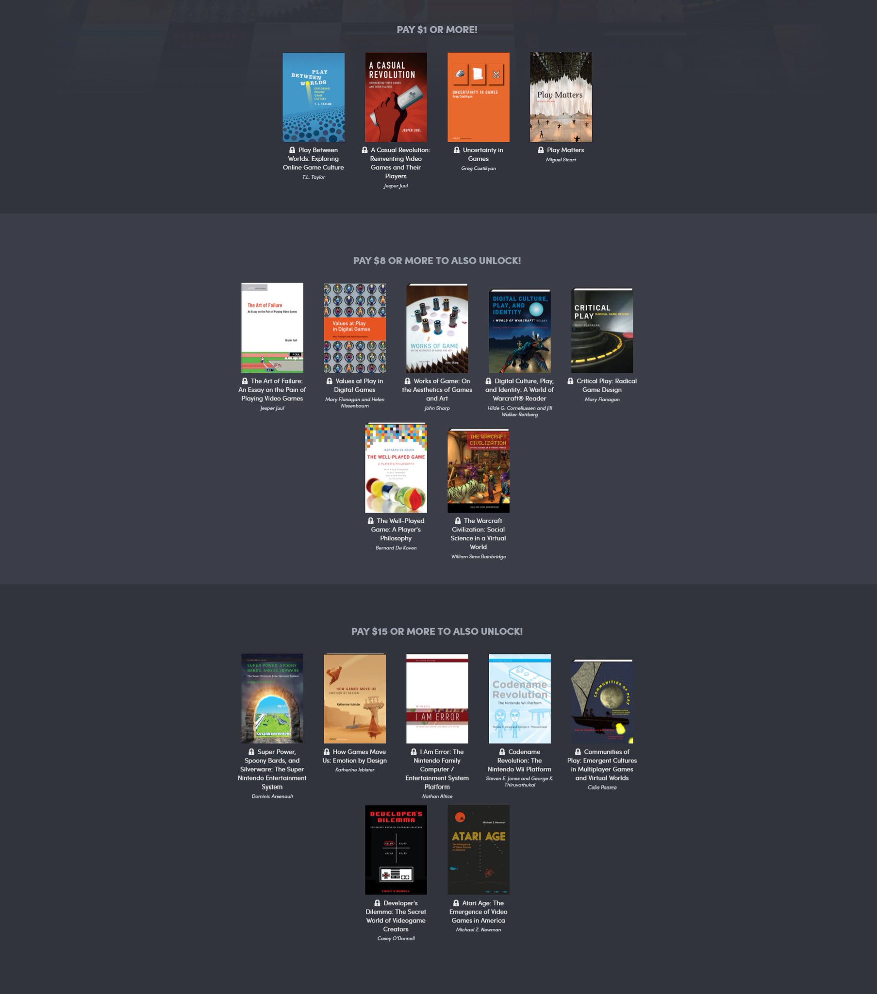 Wario64 On Twitter Humble Bundle Books Game Studies By - 