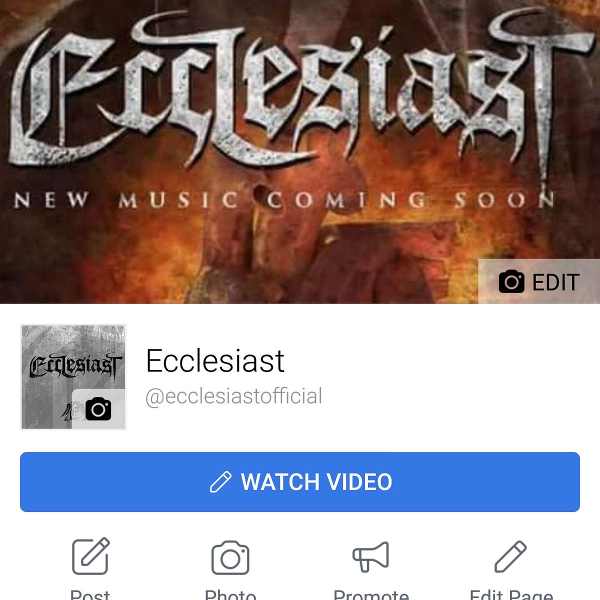 Hey, everyone! Go like our new Facebook page to stay updated on everything Ecclesiast!