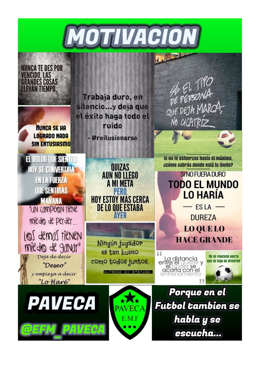 EMF_PAVECA's tweet photo. efm_paveca palabras #motivación #aliento #inspiración #deseos #ganas #fuerzas #fútbol | Porque en el fútbol también se habla y se escucha | Filipenses 4:13 Todo lo puedo en cristo que me fortalece...🙏@EFM_PAVECA https://t.co/QhXAlqykt4