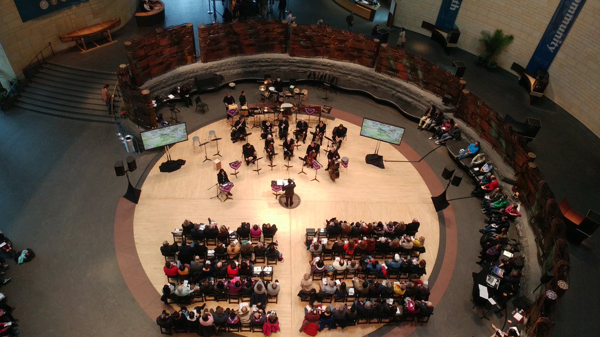 FtWorthSymphony's tweet photo. Let the #SHIFTmusic festival begin! Caminos del Inca at @SmithsonianNMAI! @kencen @WashPerformArts #FWinDC #fwso https://t.co/WYpmB3bmDv