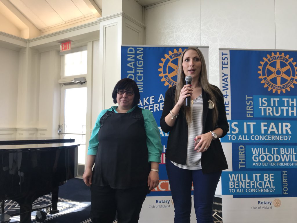 MidNoonRotary's tweet photo. We officially welcomed Meral Yaliniz to our club at our meeting on Thursday. We are happy to have you, Meral! https://t.co/k58lMgW19c