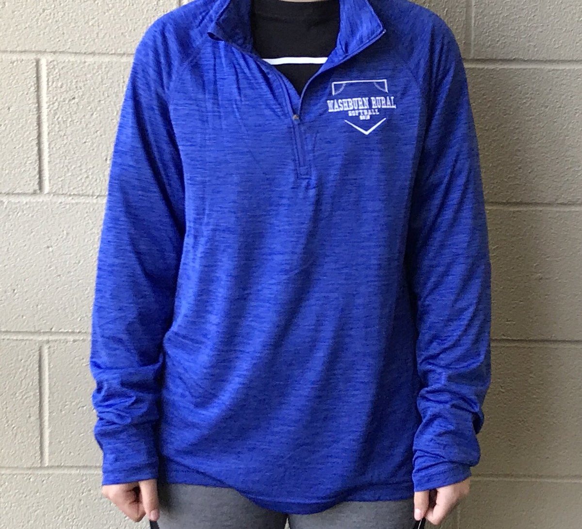 For just $16 get a softball 1/4 zip today!!!