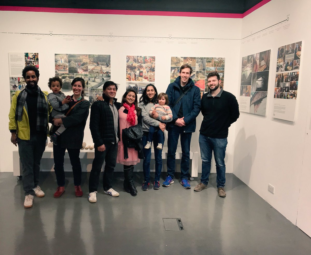 Tumpa_Fellows's tweet photo. @BartlettArchUCL @BartlettUCL friends reunion and family visits. Thank you for visiting our @MF_Trust exhibition @BuildingCentre hosted by @nlalondon . Visit our exhibition while there’s still time. It’s on until 28th April. @LondonArchDiary https://t.co/DxAyylvyR3