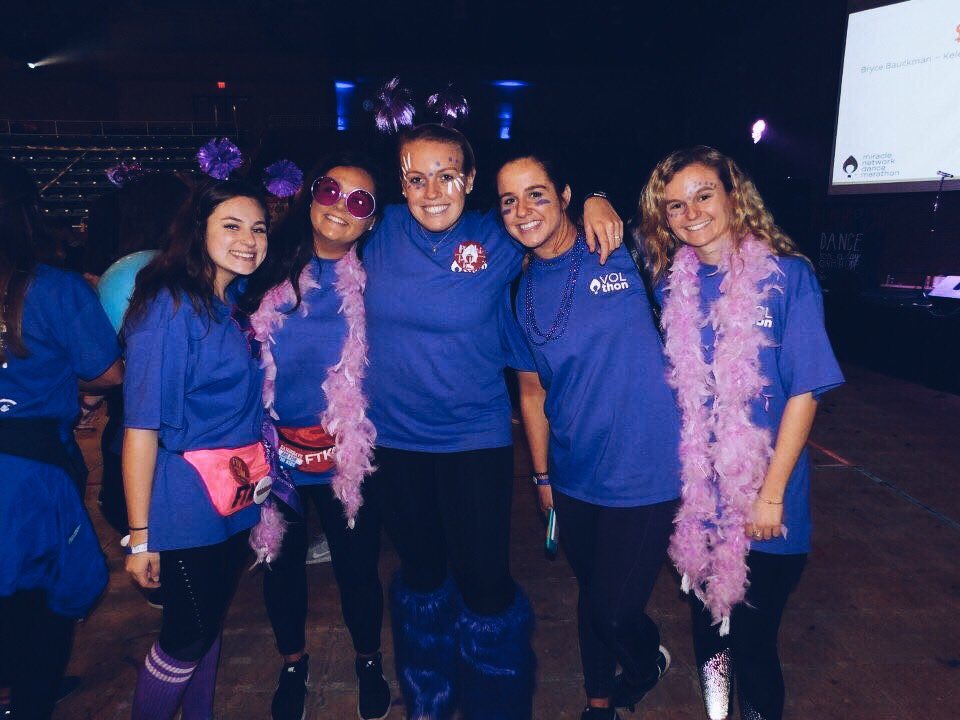 UTKPiPhi's tweet photo. Forty Two Pi Phi’s danced for 12 hours Saturday at VOLthon, and we are so proud of them for winning the Miracle Cup for their drive to be involved and fundraising efforts #ourmiraclemakers #soproud https://t.co/RiXjKXwzoM