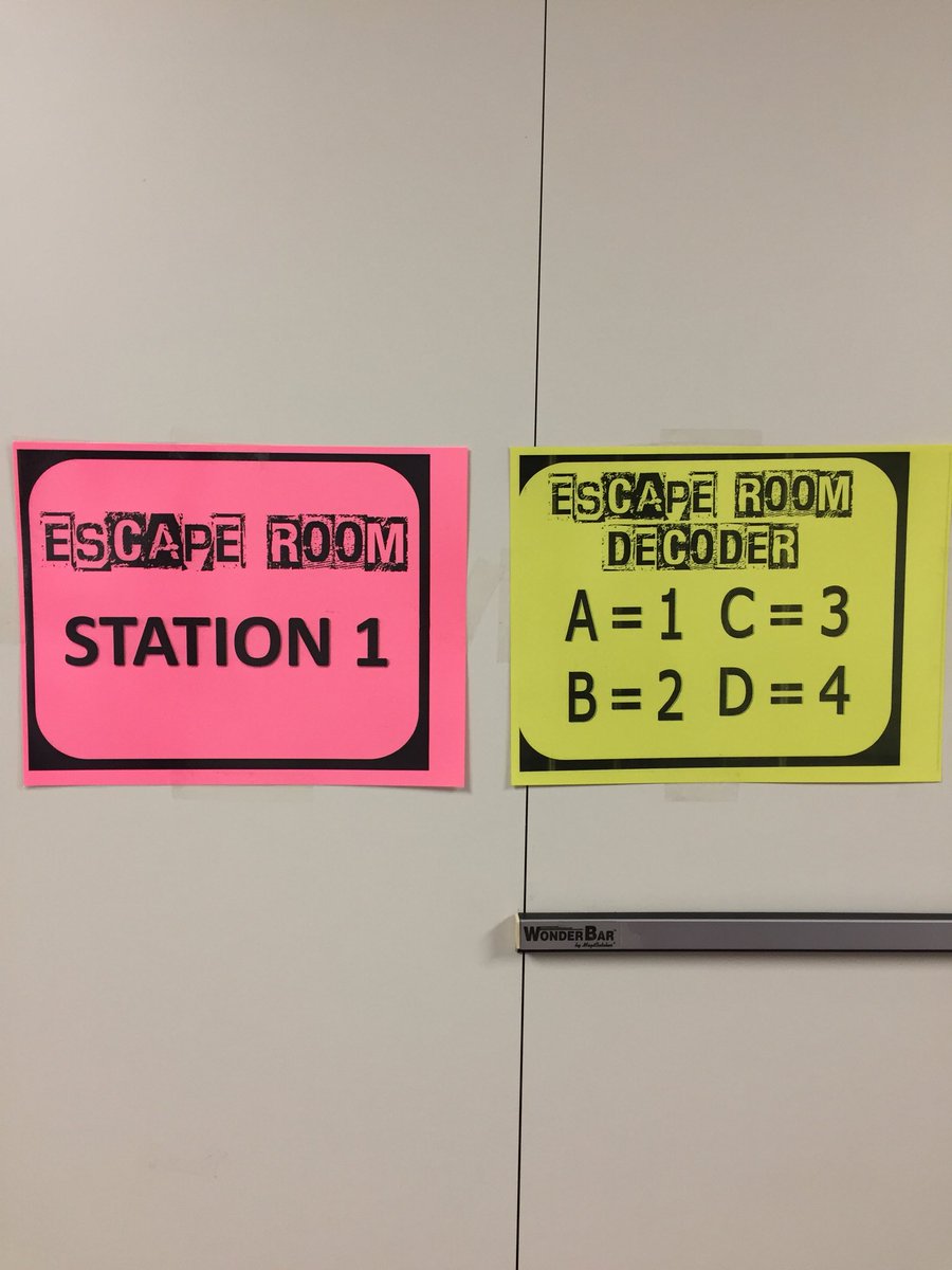 Mrs_AllisonELA's tweet photo. STAAR Writing Escape Room. Who says preparing for #STAARWriting can’t be fun? #beyondbms https://t.co/N1Ku1jCGdX