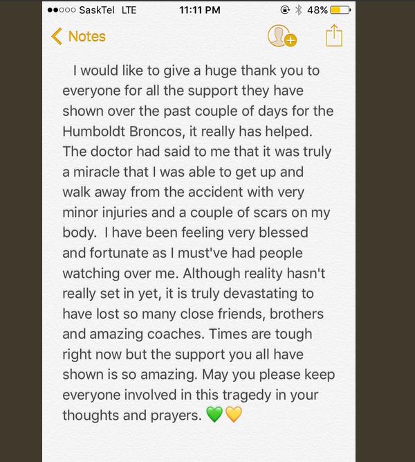 First Injured Humboldt Player Released From Hospital dlvr.it/QNytDJ https://t.co/tO3S1Xl0xb