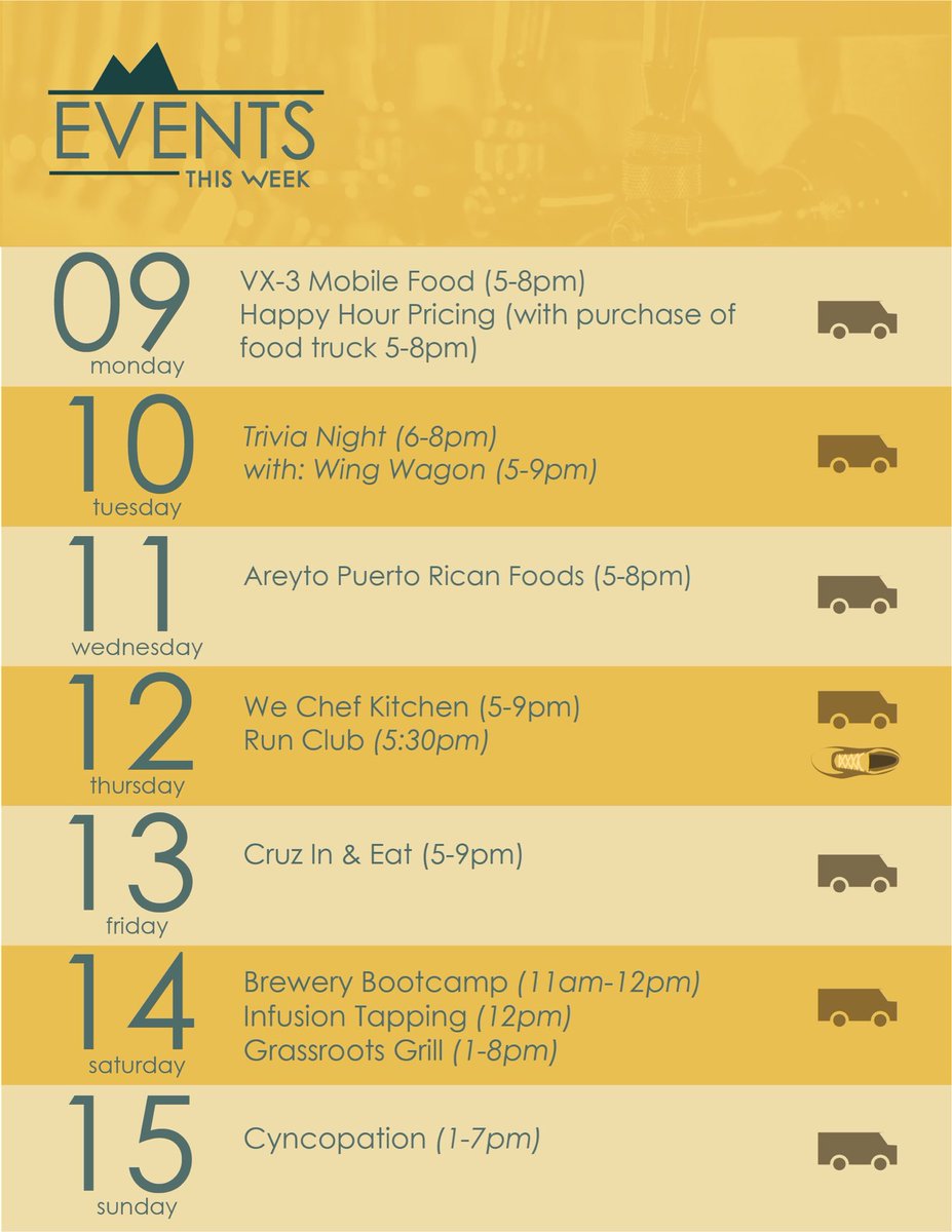 #foodtrucks #events #runclub #bootcamp <a href="/BreweryFitness/">BreweryBootCamp</a> #beer