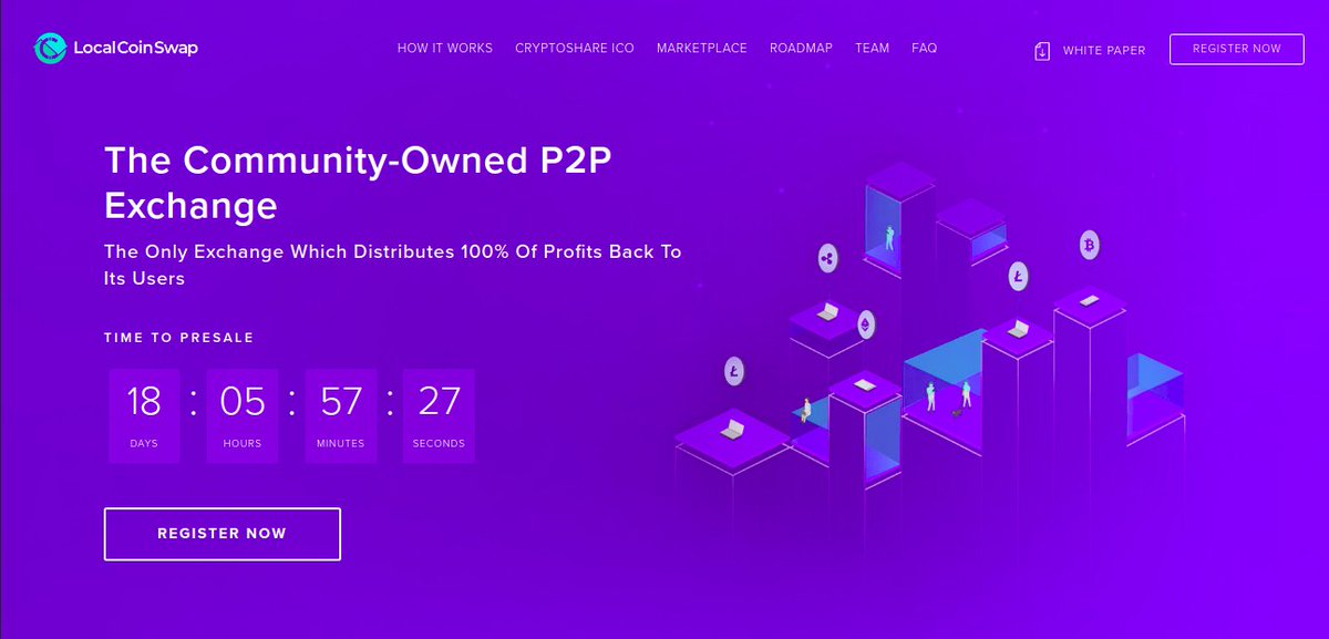 LocalCoinSwap_'s tweet photo. Our Cryptoshare ICO begins this month https://t.co/1f9CR2wCrN
#Cryptocurrency #cryptoexchange https://t.co/DOQl49htyE