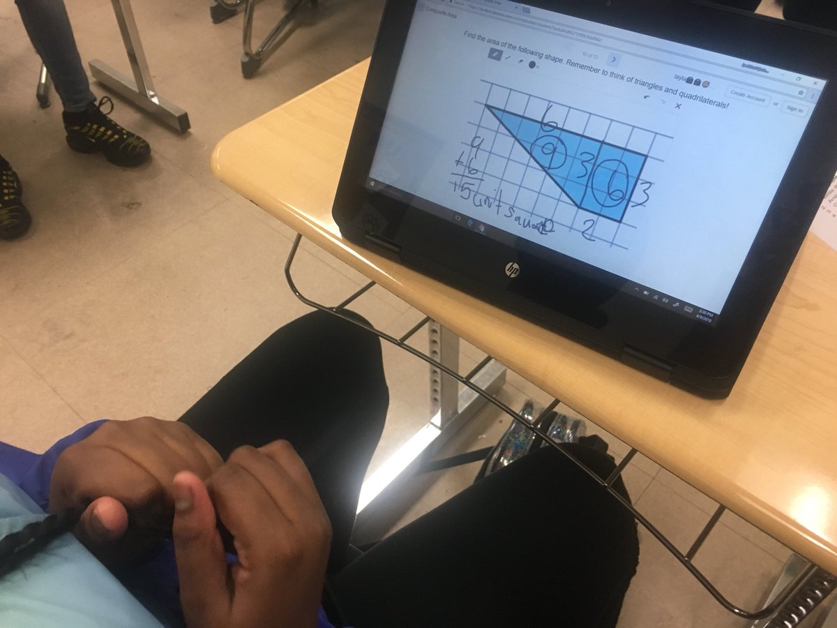 veronica3d61's tweet image. Sixth graders at Roselawn use Desmos to work with area of composite figures! What great interactive experience with visuals!! @urbanesc #cpsmathandme