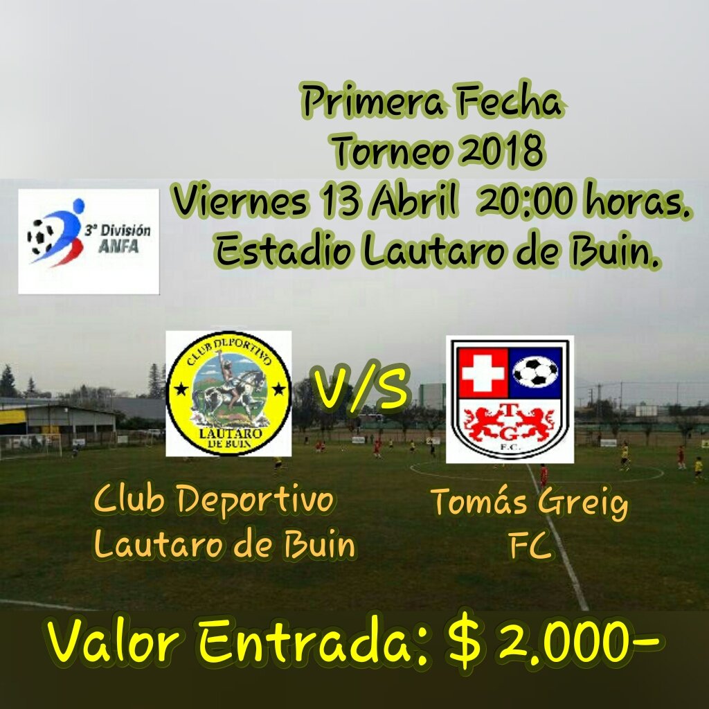 juanitosantana's tweet photo. 1er Fecha en Tercera División A
@LautaroDeBuin vs @GreigTomas 
@PasionDeTercera @VivaelDeporte @tercera_de @RumboaPrimeraCL @JuananoTorres @ricardoobando https://t.co/hUO2TIevh6